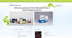 Desktop Screenshot of herbalpharm.com.sg
